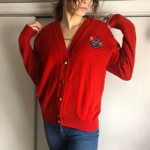 Vintage red sweater